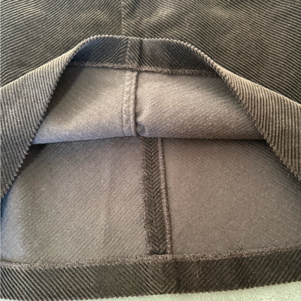 Y2K Ann Taylor Brown Corduroy A-line Skirt Size 6 Minimal Classic Quiet Luxury - Picture 13 of 14